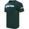 Pro Standard Mens Michigan State University Classic Chenille Short Sleeve Tee Forest Green L