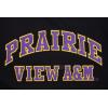Pro Standard Mens Prairie View A&M University Classic Chenille Short Sleeve Tee Black XL