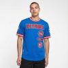 Pro Standard NBA Mens Mens NBA Retro Classics Cotton Double Knit Short Sleeve Tee(Royal Blue/Red)