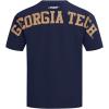 Pro Standard NCAA Mens Mens College Wingspan Cotton Short Sleeve Tee(Midnight Navy)