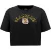Pro Standard NCAA Womens Womens College Classic Essentials Cotton Short Sleeve Boxy Tee(Black)