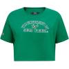 Pro Standard NCAA Womens Womens College Classic Essentials Cotton Short Sleeve Boxy Tee(Kelly Green)