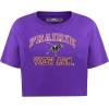 Pro Standard NCAA Womens Womens College Classic Essentials Cotton Short Sleeve Boxy Tee(Purple)