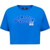 Pro Standard NCAA Womens Womens College Classic Essentials Cotton Short Sleeve Boxy Tee(Royal Blue)
