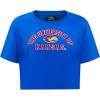 Pro Standard NCAA Womens Womens College Classic Essentials Cotton Short Sleeve Boxy Tee(Royal Blue)