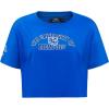 Pro Standard NCAA Womens Womens College Classic Essentials Cotton Short Sleeve Boxy Tee(Royal Blue)