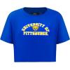 Pro Standard NCAA Womens Womens College Classic Essentials Cotton Short Sleeve Boxy Tee(Royal Blue)