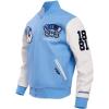 Pro Standard NCAA mens Mens College Campus Ransom Wool Varsity Jacket(University Blue/White)