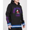 Pro Standard NCAA mens Mens College Classic Chenille Brushed Back French Terry Pull Over Hoodie(Black/Dodger Blue)