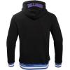 Pro Standard NCAA mens Mens College Classic Chenille Brushed Back French Terry Pull Over Hoodie(Black/Dodger Blue)