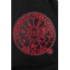 Pro Standard NCAA mens Mens College Classic Chenille Brushed Back French Terry Pull Over Hoodie(Black/Red/Black)