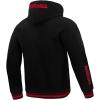 Pro Standard NCAA mens Mens College Classic Chenille Brushed Back French Terry Pull Over Hoodie(Black/Red/Black)