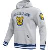 Pro Standard NCAA mens Mens College Classic Chenille Brushed Back French Terry Pull Over Hoodie(Heather Grey/Dodger Blue)
