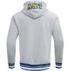 Pro Standard NCAA mens Mens College Classic Chenille Brushed Back French Terry Pull Over Hoodie(Heather Grey/Dodger Blue)