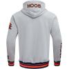 Pro Standard NCAA mens Mens College Classic Chenille Brushed Back French Terry Pull Over Hoodie(Heather Grey/Midnight Navy/Orange)