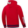Pro Standard NCAA mens Mens College Classic Chenille Brushed Back French Terry Pull Over Hoodie(Team Color)