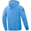 Pro Standard NCAA mens Mens College Classic Chenille Brushed Back French Terry Pull Over Hoodie(University Blue)
