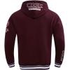 Pro Standard NCAA mens Mens College Classic Chenille Brushed Back French Terry Pull Over Hoodie(Wine)