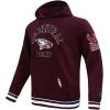 Pro Standard NCAA mens Mens College Classic Chenille Brushed Back French Terry Pull Over Hoodie(Wine)