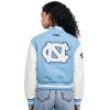Pro Standard NCAA womens Womens College Classic Chenille Wool Varsity Jacket(University Blue/White)