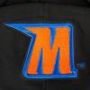 Pro Standard NCAA womens Womens College Classic Essentials Brushed Back French Terry Cropped Pullover Hoodie(Black/Orange)