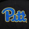 Pro Standard NCAA womens Womens College Classic Essentials Brushed Back French Terry Cropped Pullover Hoodie(Black/Royal Blue/Black)
