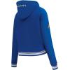 Pro Standard NCAA womens Womens College Classic Essentials Brushed Back French Terry Cropped Pullover Hoodie(Dodger Blue)