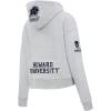 Pro Standard NCAA womens Womens College Classic Essentials Brushed Back French Terry Cropped Pullover Hoodie(Heather Grey)