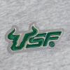Pro Standard NCAA womens Womens College Classic Essentials Brushed Back French Terry Cropped Pullover Hoodie(Heather Grey/Green)
