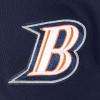 Pro Standard NCAA womens Womens College Classic Essentials Brushed Back French Terry Cropped Pullover Hoodie(Midnight Navy/Orange/Midnight Navy)
