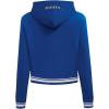 Pro Standard Womens College Classic Essentials Cropped Pullover Hoodie(Dodger Blue)