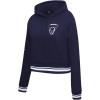 Pro Standard Womens College Classic Essentials Cropped Pullover Hoodie(Midnight Navy)