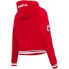 Pro Standard Womens College Classic Essentials Cropped Pullover Hoodie(Red)