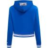 Pro Standard Womens College Classic Essentials Cropped Pullover Hoodie(Royal Blue)