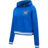 Pro Standard Womens College Classic Essentials Cropped Pullover Hoodie(Royal Blue)
