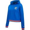 Pro Standard Womens College Classic Essentials Cropped Pullover Hoodie(Royal/Orange/Royal)