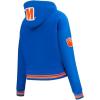 Pro Standard Womens College Classic Essentials Cropped Pullover Hoodie(Royal/Orange/Royal)