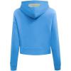 Pro Standard Womens College Classic Essentials Cropped Pullover Hoodie(University Blue)