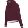 Pro Standard Womens College Classic Essentials Cropped Pullover Hoodie(Wine)