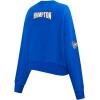Pro Standard Womens College Hampton University Classic Essentials Crewneck Sweatshirt Royal Blue S