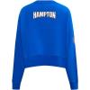 Pro Standard Womens College Hampton University Classic Essentials Crewneck Sweatshirt Royal Blue S