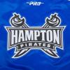 Pro Standard Womens College Hampton University Classic Essentials Satin Jacket Royal Blue Xl