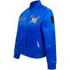 Pro Standard Womens College Hampton University Classic Essentials Satin Jacket Royal Blue Xl