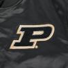 Pro Standard Womens College Purdue University Classic Essentials Satin Jacket Black L