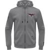 Pro Standard Mens College Classic Chenille Full Zip Hoodie(Gray)