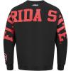 Pro Standard Mens College Wingspan Fleece Crewneck Sweatshirt(Black)