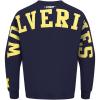 Pro Standard Mens College Wingspan Fleece Crewneck Sweatshirt(Midnight Navy)
