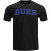 Pro Standard Mens Duke University Classic Chenille Short Sleeve Tee Black M