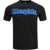 Pro Standard Mens University of Memphis Classic Chenille Short Sleeve Tee Black 3XL