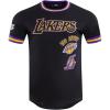 Pro Standard NBA Mens Mens NBA Retro Classics Cotton Double Knit Short Sleeve Tee(Black/Purple/Yellow)